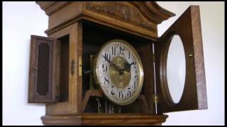 Furtwangler L Sohne Antique Grandfather Clock [upl. by Nahshu]