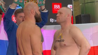 Alen Babic vs Lukasz Rozanski • FULL WEIGHIN amp FINAL FACEOFF • Sky Sports Boxing [upl. by Aicillyhp]