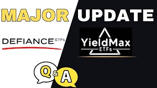 YieldMax amp Defiance ETFs UPDATE YMAX ETF QQQYJEPY Distributions  Upcoming ETFs MUST WATCH [upl. by Grath]