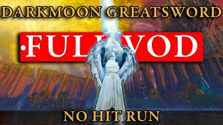 Elden Ring Dark Moon Greatsword No Hit Run FULL RUN [upl. by Nifares]