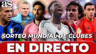 EN VIVO SORTEO MUNDIAL DE CLUBES 2025  REAL MADRID ATLETI BAYERN JUVE [upl. by Nylannej]