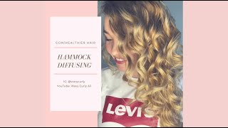 Hammock Diffusing  Curly Girl Method  Naturally Wavy [upl. by Taran74]