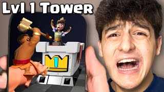 I Beat Clash Royale Without Upgrading The Towers [upl. by Schwarz]