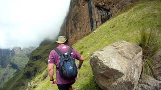 Views from the top of Grays Pass in the Drakensberg [upl. by Baylor19]