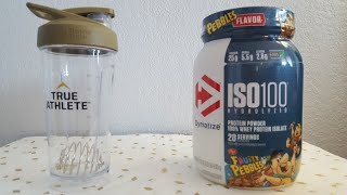 best way to use Dymatize Iso 100 Hydrolyzed fruity pebbles protein powder [upl. by Norahs293]