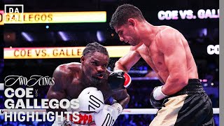 INCREDIBLE UPSET  Khalil Coe vs Manuel Gallegos Fight Highlights [upl. by Ahsakat]