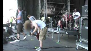 Fightstar  Playing quotWar Machinequot  Download 2009  Live Footage [upl. by Fusuy]