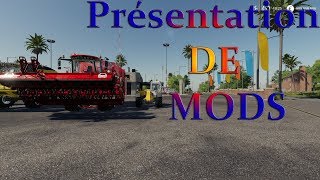 PS4  XBOX  PC  FS19  Présentation de Mods [upl. by Kachine400]