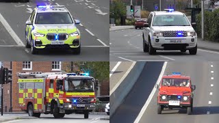 FIREARMS DEPLOYMENT  Small Command Unit and Wildfire vehicle responding in convoy [upl. by Yusuk]