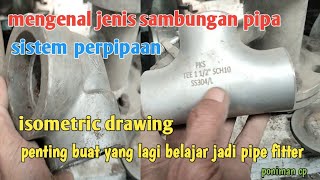 jenis sambungan  fitting  pipa  sistem perpipaan   poniman cp [upl. by Bunni]