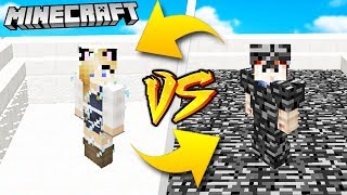 BEDROCK VS SZKŁO  MINECRAFT  Vito VS Bella [upl. by Pappas704]