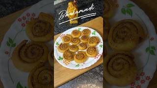 Bhakarwadi Recipe  Maharashtrian Recipe Foodie Snack Bhakarwadi Cookingviedo Shorts [upl. by Medeah]