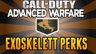 COD Advanced Warfare EXOSKELETT PERKS im Multiplayer PerksFähigkeiten für das Exoskelett [upl. by Rehptsirhc175]