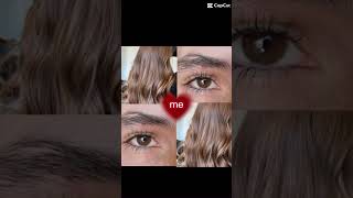 I have Wavy light brown hair and dark brown eyes with long eyelashes ￼￼ [upl. by Amlet]