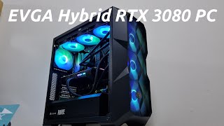 EVGA XC3 Hybrid RTX 3080 Gaming PC Build  Crazy low temps [upl. by Nomma]