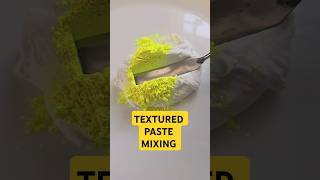 Satisfying Textured paste mixing ✨ shorts texturedart artandcraft [upl. by Lezlie]