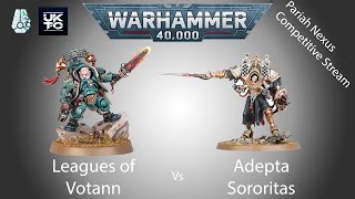 Adepta Sororitas Vs Leagues of Votann Competitive Pariah Nexus Battle Report [upl. by O'Neil]