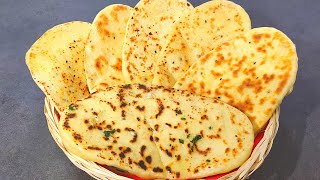 Recette De Naan Nature et Au Fromage  Naan Recipe in Tamil [upl. by Nnarefinnej]