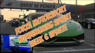 FM Nurburgring Sprint week 6 update [upl. by Lehcnom446]