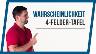 Wahrscheinlichkeit mit Bedingung 4 Felder Tafel und Co  Mathe by Daniel Jung [upl. by Macnamara296]