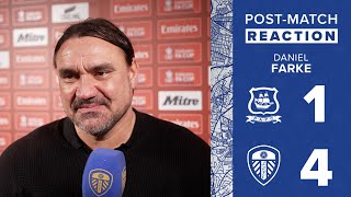 Daniel Farke reaction  Plymouth Argyle 14 Leeds United AET  FA Cup Fourth Round [upl. by Pike942]