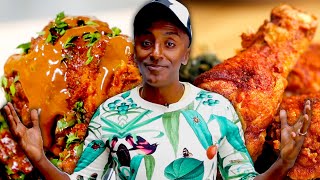 How To Make 2 Styles Of Fried Chicken By Marcus Samuelsson • Tasty [upl. by Gastineau681]