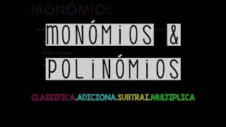 Monómios e polinómios [upl. by Shiekh]