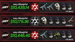 30000 in COINFLIPS AT ONCE RustyPot Record [upl. by Peih]