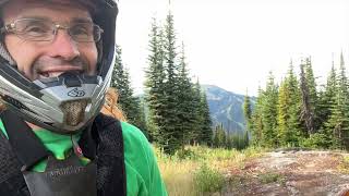 Stumpwheed DH Trail Sun Peaks British Columbia [upl. by Roldan555]