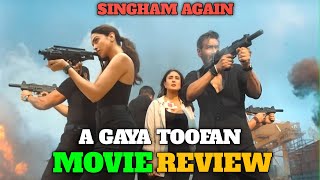 SINGHAM AGAIN  MOVIE REVIEW  AJAY DEVGAN  K KAPOOR  ARJUN KAPOOR  COP UNIVERS [upl. by Attenhoj45]