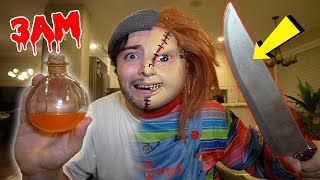 ORDERING CHUCKY POTION FROM THE DARK WEB AT 3AM TRANSFORMED INTO GIANT [upl. by Ruel868]