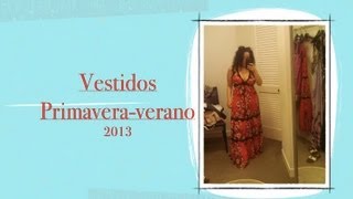 VESTIDOS PRIMAVERAVERANO 2013 [upl. by Prudy]