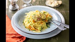 Recette de linguines aux légumes primeurs [upl. by Autumn]