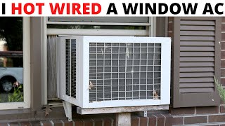 HVAC Window AC Not Cooling Window Air Conditioner Not Blowing Cold Air Hot Wiring A Window AC [upl. by Tenenbaum282]