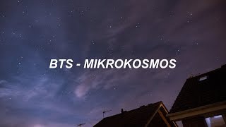 BTS 방탄소년단 Mikrokosmos Easy Lyrics [upl. by Ecnar]