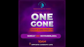 Worship Service 3rd November 24  One gone text Luke 2237  Pastor Cecil Richards [upl. by Aiyot]