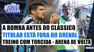 TITULAR ESTÁ FORA DO CLÁSSICO QUAL A SITUAÇÃO DE KANNEMANN TORCEDORES NO TREINO ARENA LIBERADA [upl. by Susanna747]