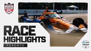 Race Highlights  2024 Ontario Honda Dealers Indy Toronto  INDYCAR SERIES [upl. by Gnah]