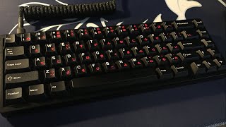 KBD67 Lite  KTT Strawberrys on PC Plate Typing Sounds [upl. by Areikahs]