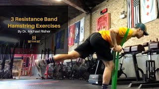 3 Resistance Band Hamstring Exercises [upl. by Iphagenia368]