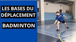 Les BASES du DÉPLACEMENT au Badminton Shadow débutant [upl. by Jorin]