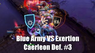 Albion Online GvG Blue Army vs Exertion Caerleon Def [upl. by Hillery]