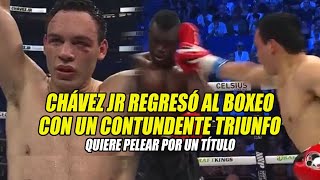 Julio César Chávez Jr DERROTÓ a Uriah Hall [upl. by Nytsuj38]