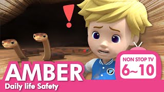 Daily life Safety Full Episodes│0610 Episodes│AMBERs Safety Series│Safety Episodes│Robocar POLI TV [upl. by Anij132]