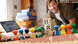 10 JUEGOS DE MESA geniales para APRENDER HISTORIA 🏛🎲 [upl. by Nus]