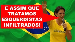 VEJAM O QUE ACONTECEU COM CASAL ESQUERDISTA INFILTRADOS EM EVENTO COM MICHELLE BOLSONARO [upl. by Reeves8]