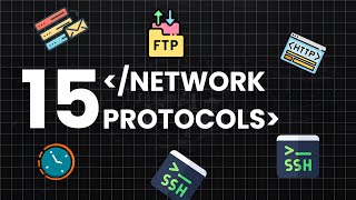 15 Network Protocols Explained In 12 Minutes [upl. by Retsam]