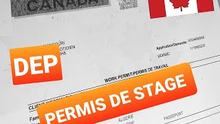 DEMANDE DE PERMIS DE STAGE POUR ETUDIANTS ETRANGERS programme COOP [upl. by Ahsiket258]