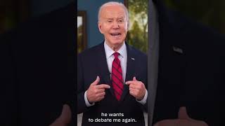 Joe Biden taunting the victim of his political persecution [upl. by Oeramed876]