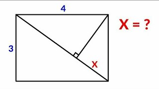 Find the length X  A Nice Geometry Problem  2 Methods [upl. by Rosol719]